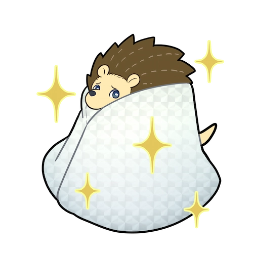 まるで防災:防災アルミシート×はりねずみ